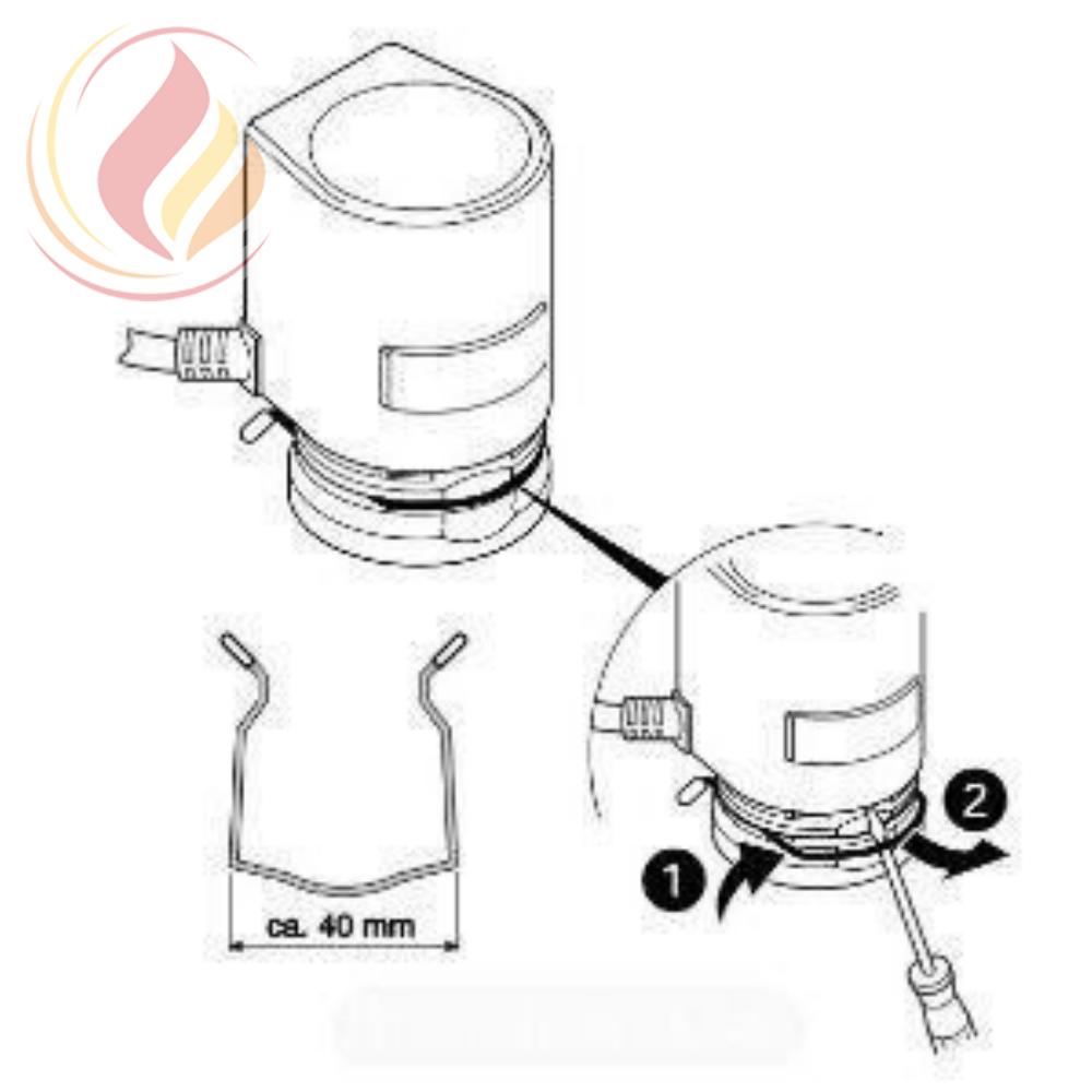 10370 Honeywell, MT4-230S-NC Термоэлектрический привод для зонного регулирования, 2-pt, 90Н, 230Vac, 2,5мм, 4мин, NC, 1 концевой выключатель