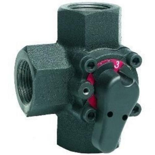 10264 Honeywell V5433A1015 Клапан трехходовой поворотный муфтовый, PN6, DN20, Kvs 2.5, 2…110 °C