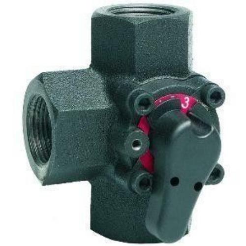 10268 Honeywell V5433A1056 Клапан трехходовой поворотный муфтовый, PN6, DN32, Kvs 16, 2…110 °C